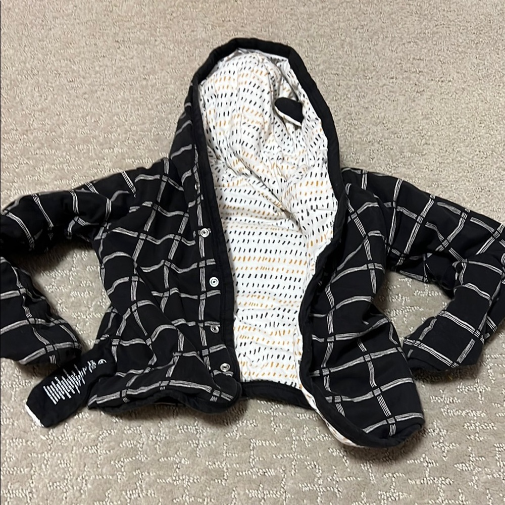 Stylish Reversible Print Organics Cotton Coat